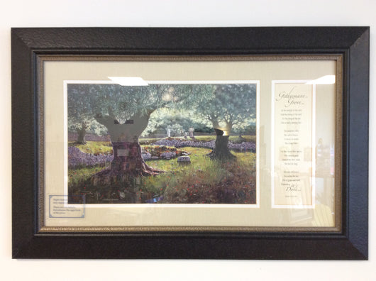 Gethsemane Grove - framed print with a poem