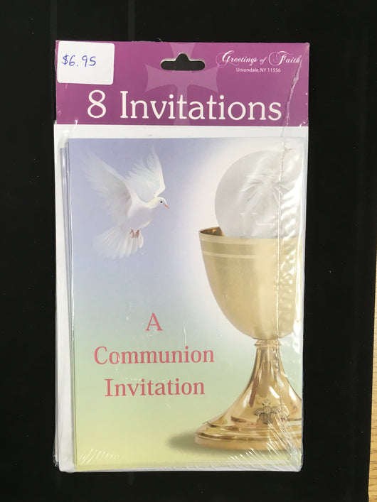 Invitation Communion Cards Hang Up Pack