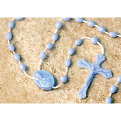 Plastic Rosary, Blue
