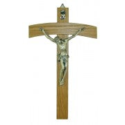 Rovere Crucifix with silver plated corpus