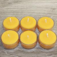 Blue Hive Bees Beeswax Tea Light Candle