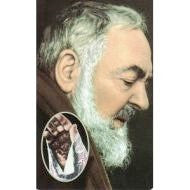Padre Pio Novena to Sacred Heart of Jesus Prayer Card