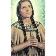 Saint Kateri Tekakwitha Prayer Card