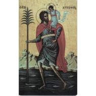 Saint Christopher  Troparion  Icon  Prayer Card