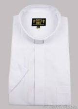 Clergy Shirt (Short sleeve, white, neck size 16) - Chapel Hill
